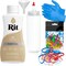 Rit Dye Liquid Tan All-Purpose Dye 8oz, Pixiss Tie Dye Accessories Bundle